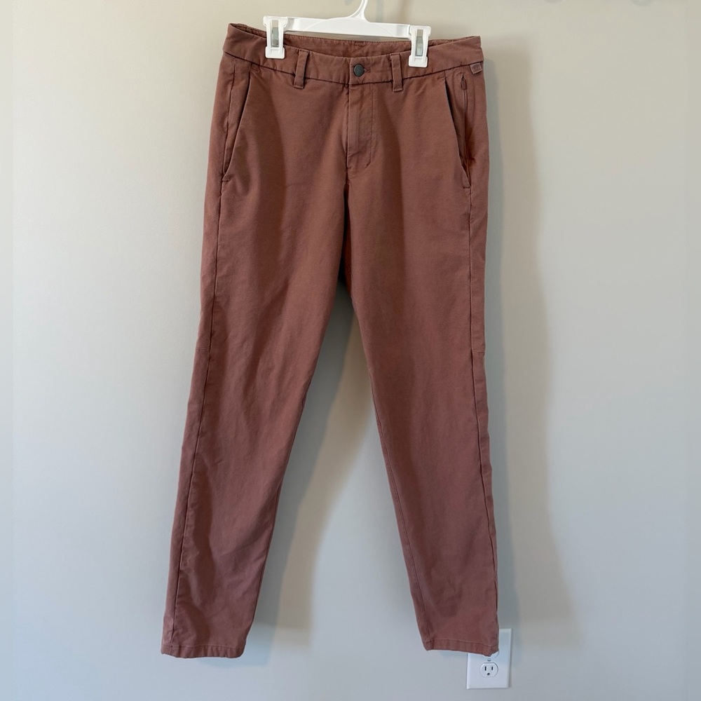 Lululemon Men’s Commission Pant Slim Earth Color Clay Size 30x31